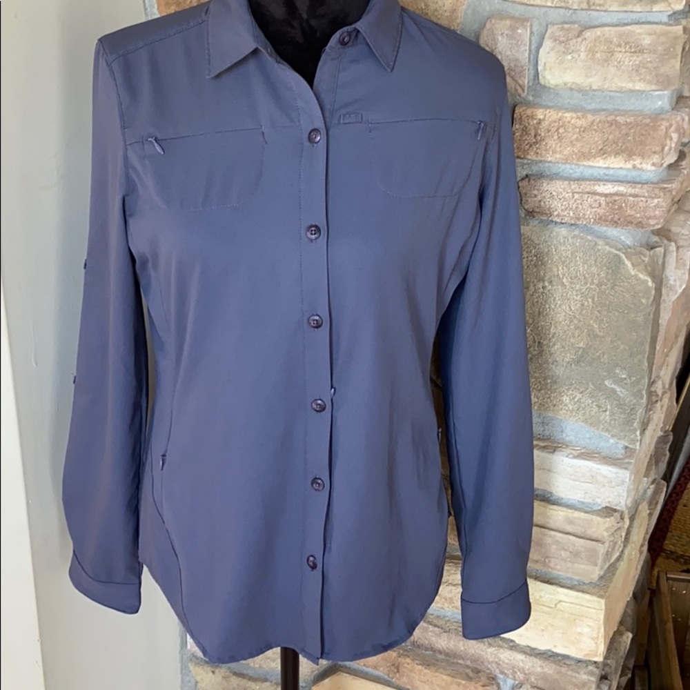 Women’s  Hiking/Fishing Button Down hiking/fishing shirt size S